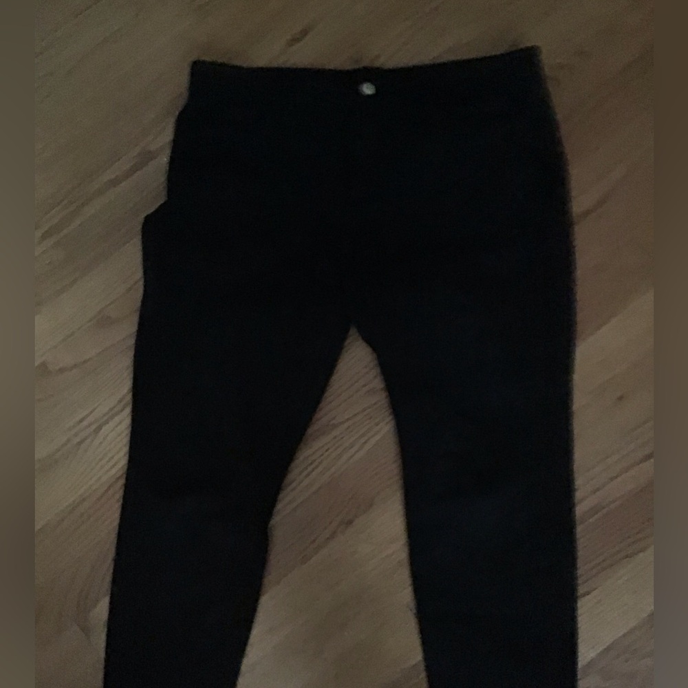 MICHAEL KOR CAPRI BLACK PANTS STRETCH SIZE 14